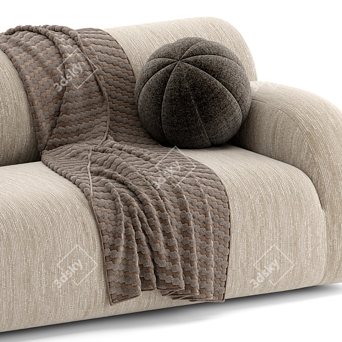  Luxe Jupiter Corner Sofa 3D model image 5