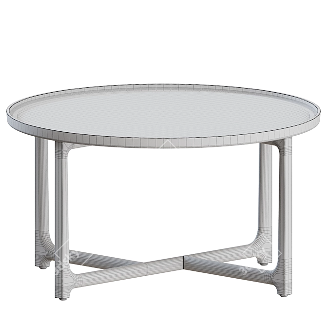 Lyrical Side Tables Set by Stellar Works 3D model image 3