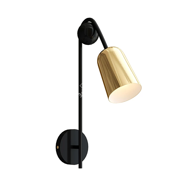  NATSUMI Wall Lamp, Sleek Design 3D model image 1