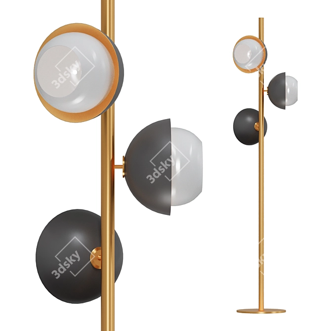 Urban Floor 3 Floor Lamp 3D model image 1