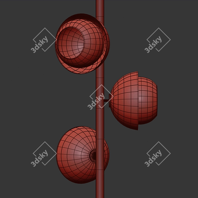 Urban Floor 3 Floor Lamp 3D model image 3