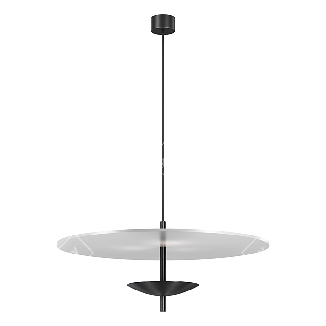  Reflective Pendant Light, B-TD 3D model image 2