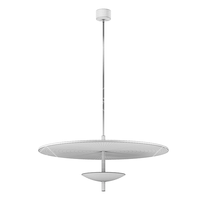  Reflective Pendant Light, B-TD 3D model image 5