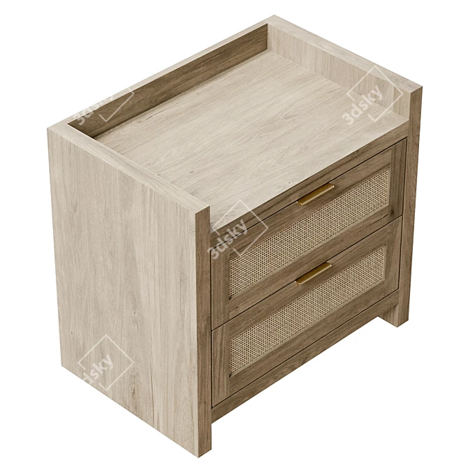 Modern Millwood Pines Nightstand (Современный тумбочка Миллвуд Пайнс) 3D model image 5