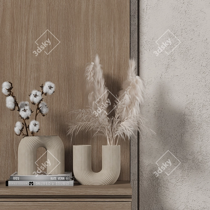 Entertainment Wall Unit TV Stand 3D model image 3