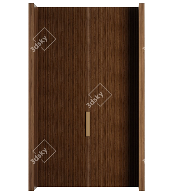  Modern Door Set 2016 3D model image 3