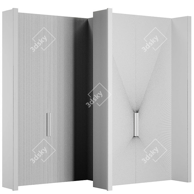  Modern Door Set 2016 3D model image 7