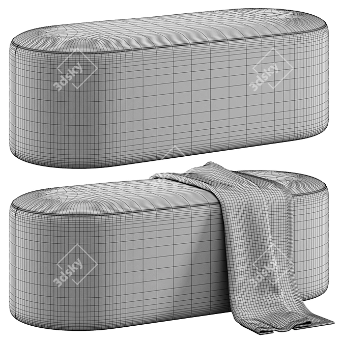 Zyl Pouf Bolia 120 cm 3D model image 4