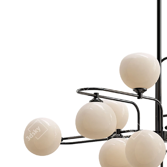 Venumblack Lexington Model Chandelier 3D model image 2