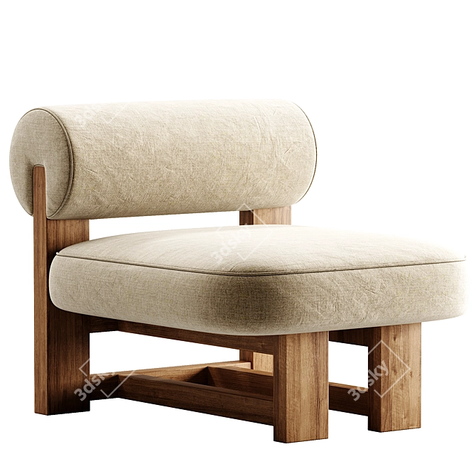 Modern 2017 Malta Chair Design 3D model image 1