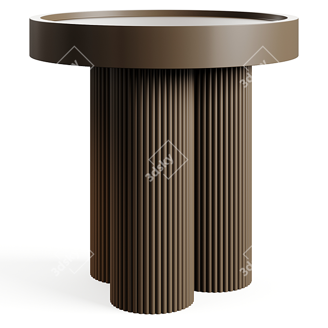 Sleek Arctic Coffee Table Sedna 3D model image 2