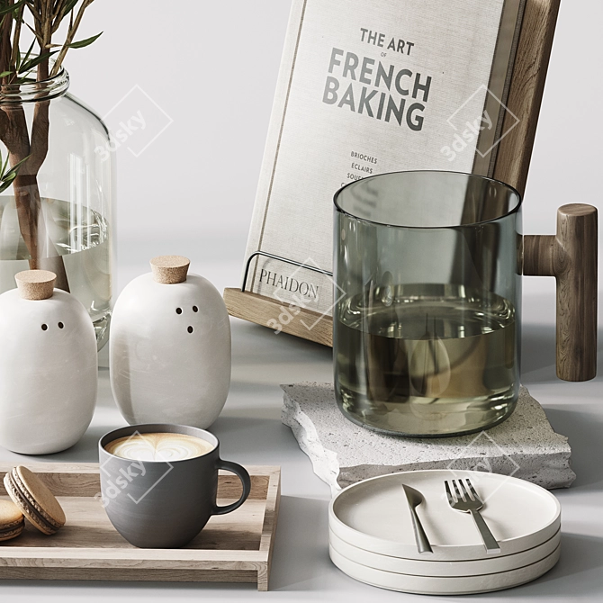 3Ds Max Kitchen Set 2015 3D model image 5