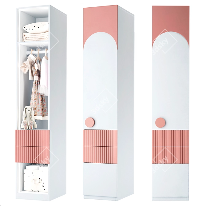 Modular Rolo Masher-1 Cabinet 3D model image 1