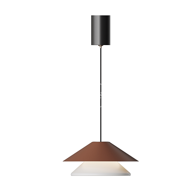 Conical LED Lamp TANELI 3D model image 3