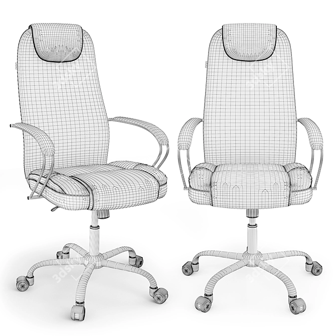 Exclusive Nuert Executive Office Chair 3D model image 3