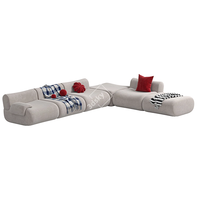 Modular Lemmy Sofa by Jardan 3D model image 2