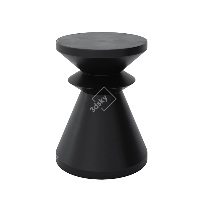 Modern Minimalist Alban Side Table 3D model image 2