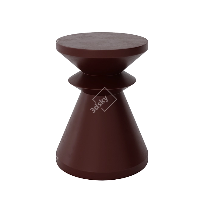 Modern Minimalist Alban Side Table 3D model image 3