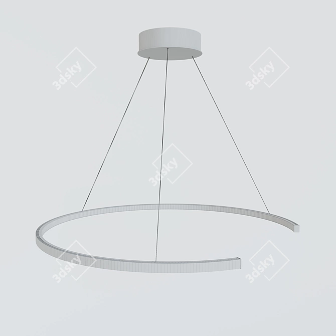 Anake Ring Chandelier - Glode's Striking Lighting 3D model image 4