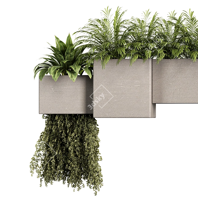 Indoor Plants Set 3D Models 3D model image 4