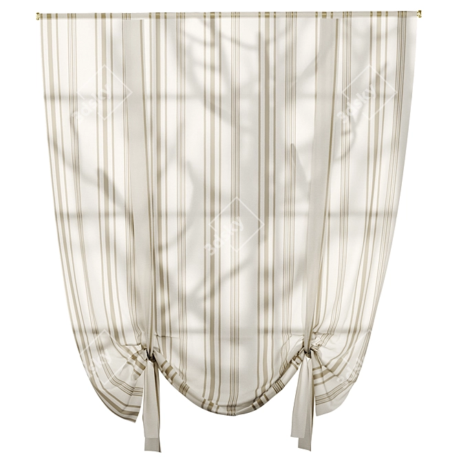 Shadow Play Fabric Panels 3D model image 2