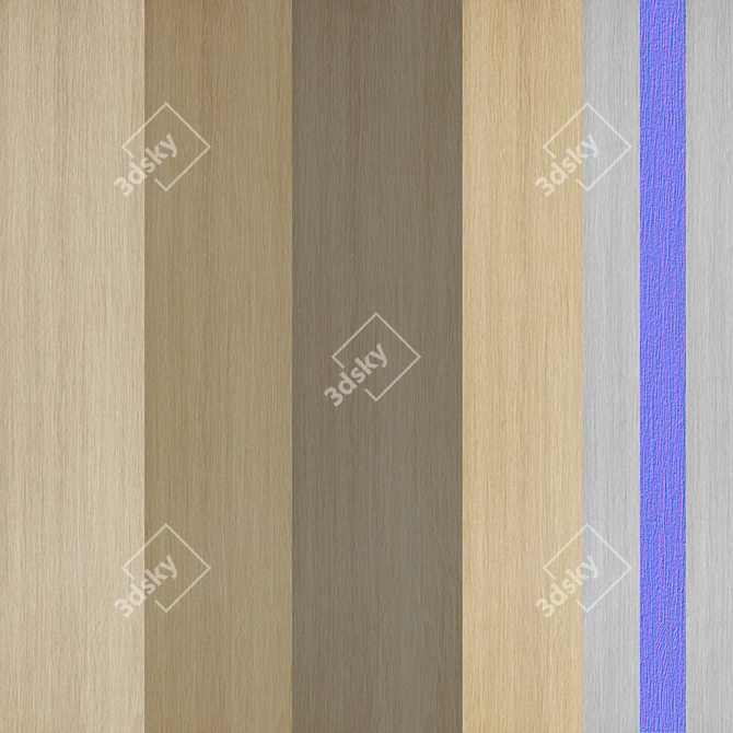 Seamless Wood Texture Pack 3D model image 2