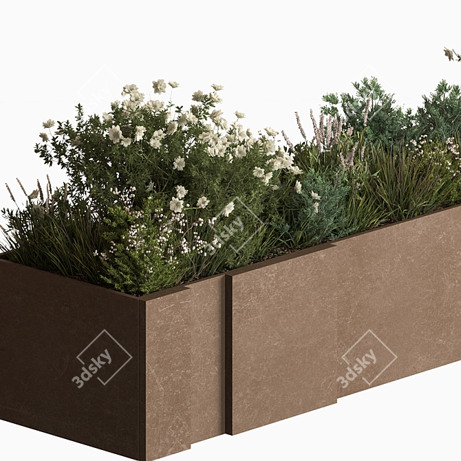 Greenery Haven: Plant Box 3D model image 2