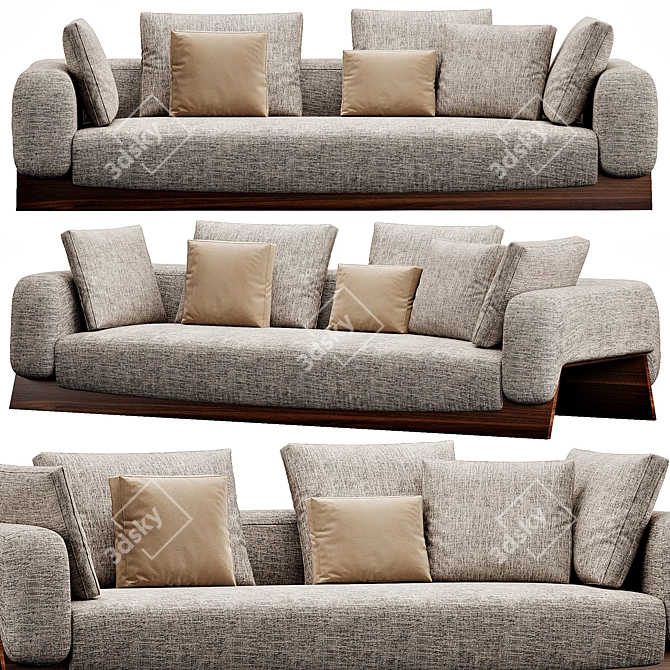  BOLDLY MODERN SOFA, 270CM 3D model image 9