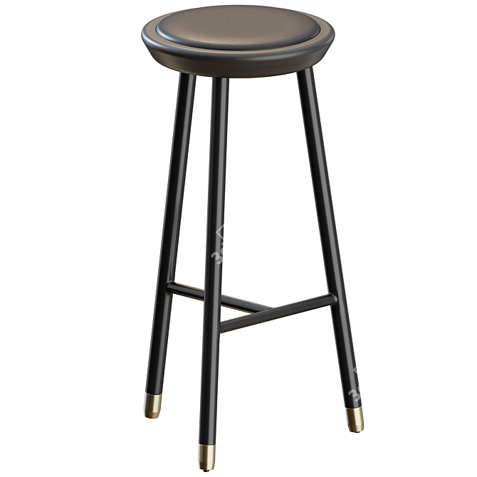 Modern Drop Stools Set by Topos Workshop 3D model image 8