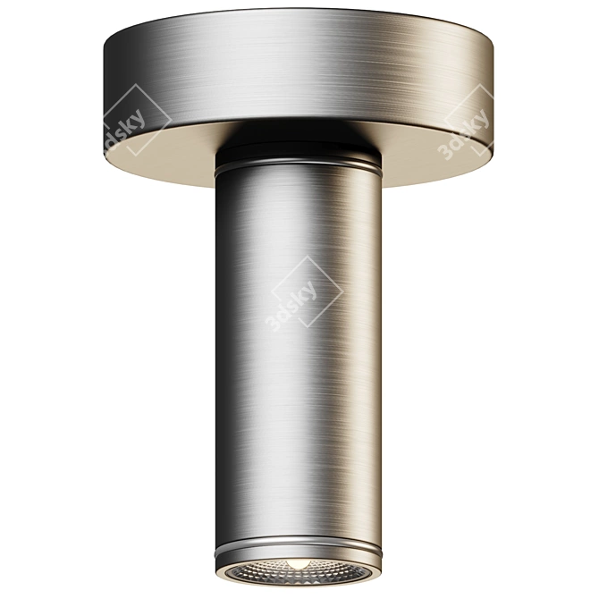 Cylindrical LED Outdoor Ceiling Mount 3D model image 3