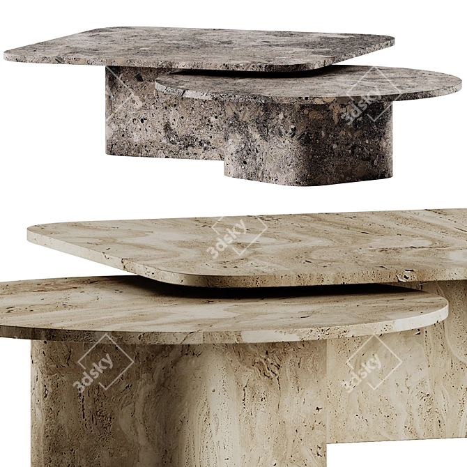 Sleek Bolia Eida Coffee Tables 3D model image 8