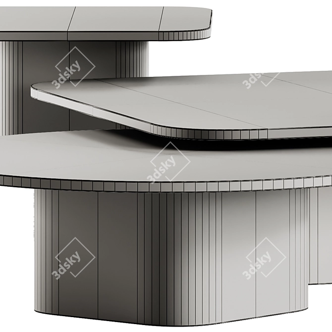 Sleek Bolia Eida Coffee Tables 3D model image 10