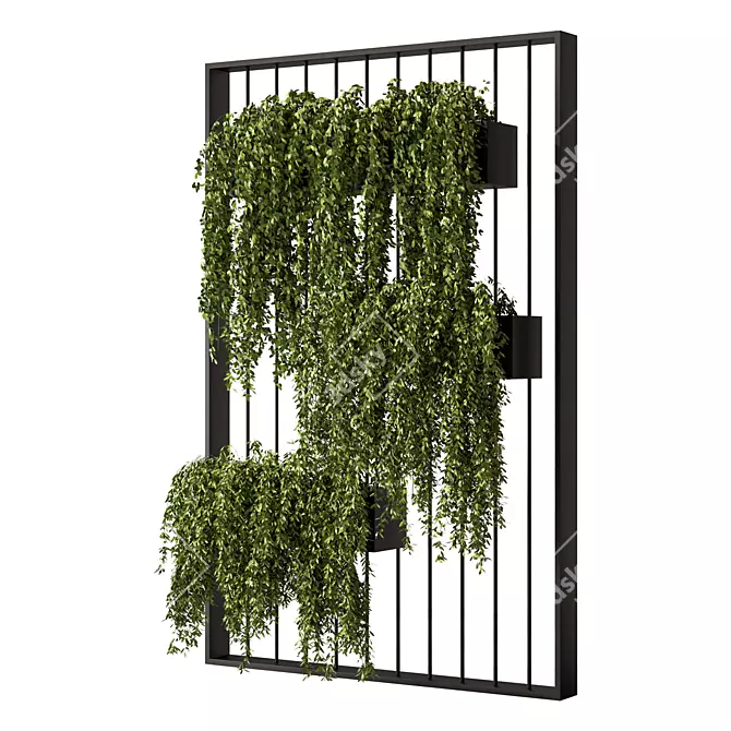 Urban Oasis Hanging Plant Set 3D model image 1