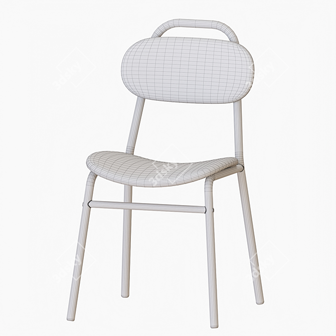 IKEA ENSHOLM Green Outdoor Chair 3D model image 3