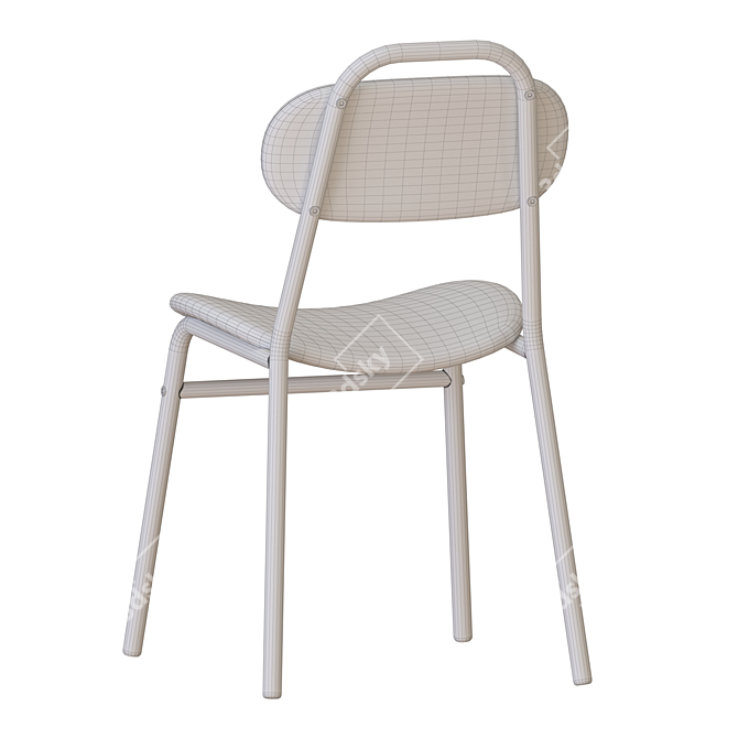 IKEA ENSHOLM Green Outdoor Chair 3D model image 4