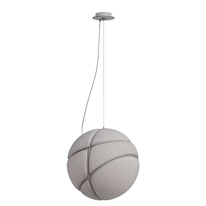 Sleek HENKI Pendant Light 3D model image 2