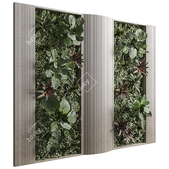 Green Wall 3D Model Collection 3D model image 1