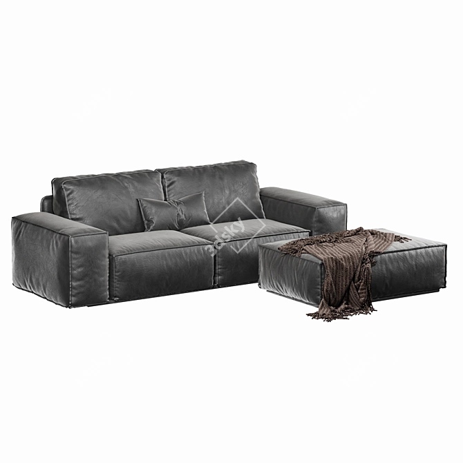 Modern Designer Sofa for Stylish Interiors 3D model image 10