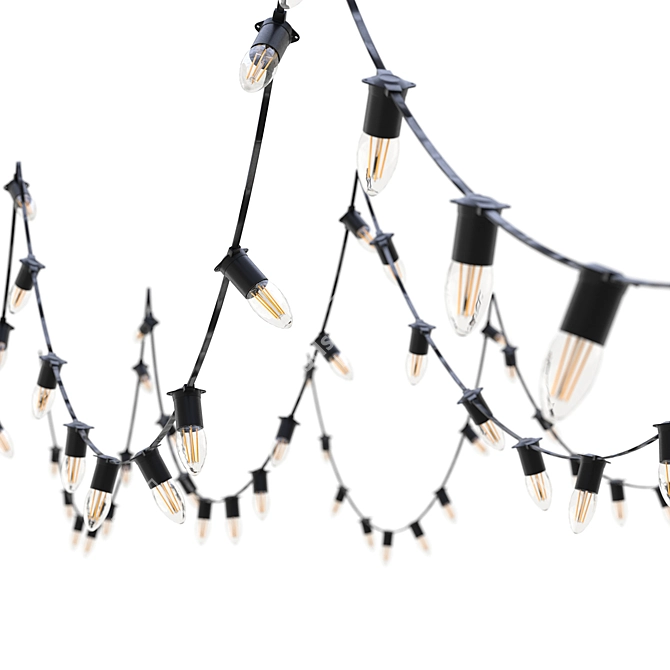 Adjustable Candle Garland Plugin 3D model image 5