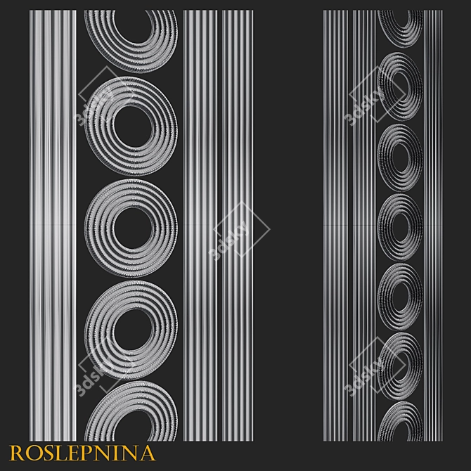 TENNESSEE №8-10 Frame Set 3D model image 4