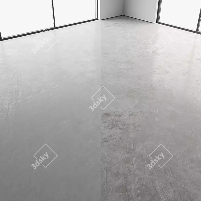 Seamless Concrete Flooring Texture 3D model image 3