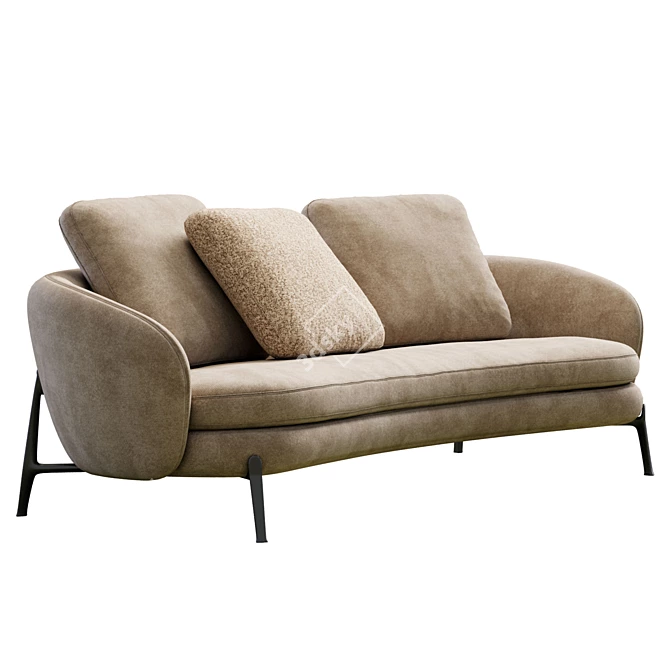 Modern Orbis Sofa: Poliform Elegance 3D model image 2