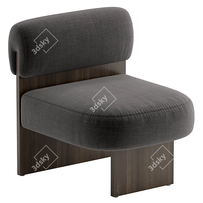Cosmo Renne Chair: Versatile Style 3D model image 2