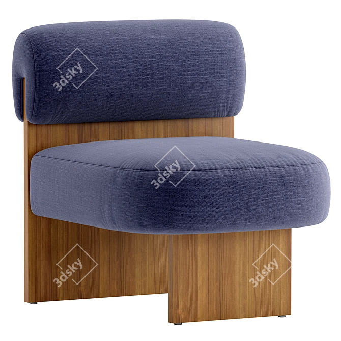 Cosmo Renne Chair: Versatile Style 3D model image 3