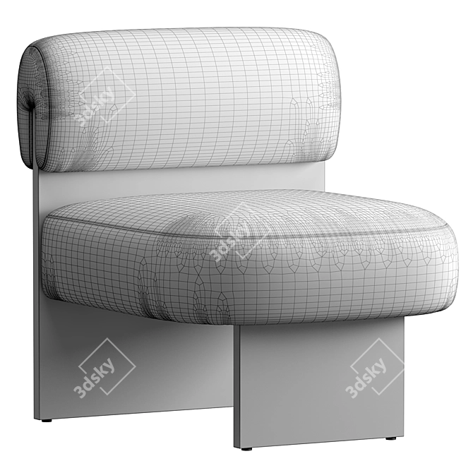 Cosmo Renne Chair: Versatile Style 3D model image 7