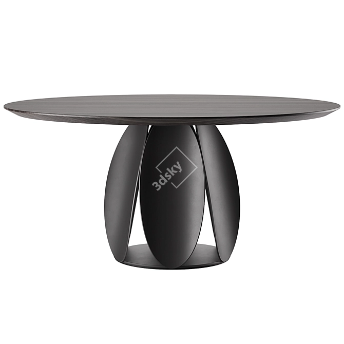 Elegant TULIPANO Dining Table 3D model image 2