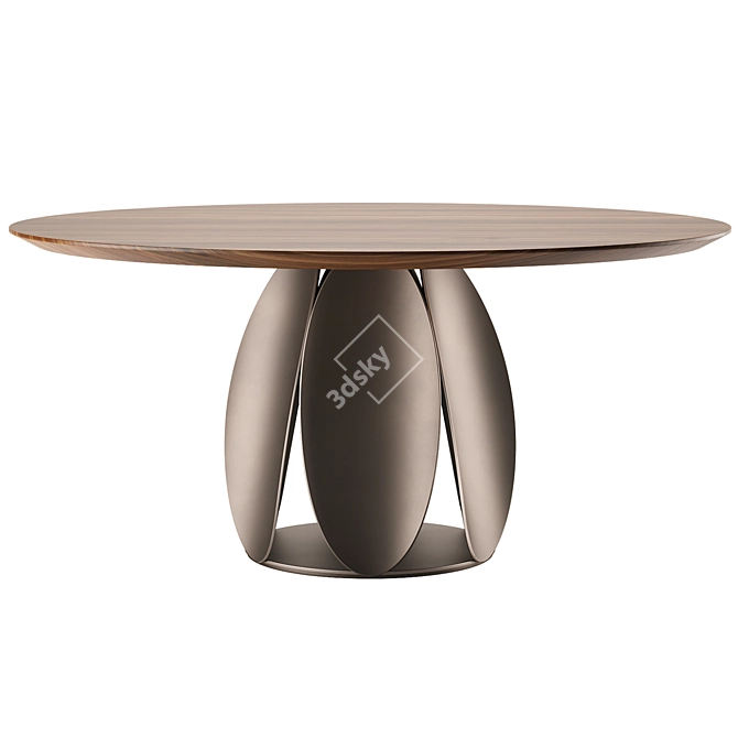 Elegant TULIPANO Dining Table 3D model image 4