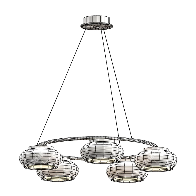 Modern Chandelier Juliano A D80 3D model image 3