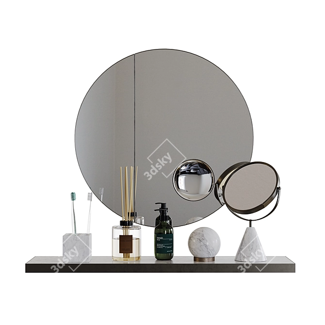 Salvatori Bathroom Decor Set 3D model image 2