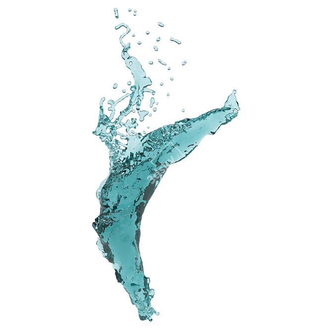 7 Water Splashes Vol. 3 3D model image 5